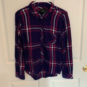 Rails plaid flannel